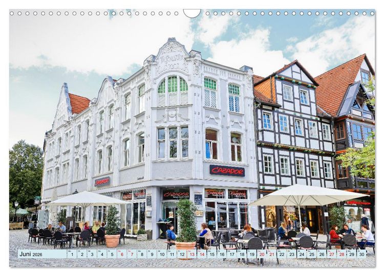 Produktbild: Hameln - Fachwerk und Weserrenaissance (Wandkalender 2026 DIN A3 quer), CALVENDO Monatskalender