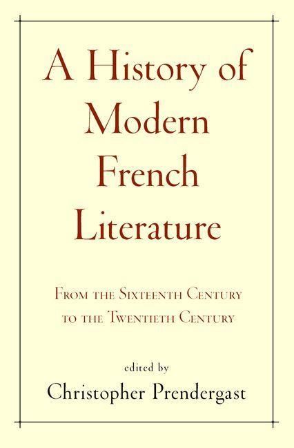 Produktbild: History of Modern French Literature