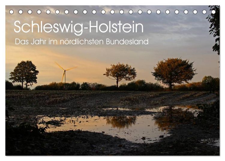 Produktbild: Schleswig-Holstein (Tischkalender 2026 DIN A5 quer), CALVENDO Monatskalender