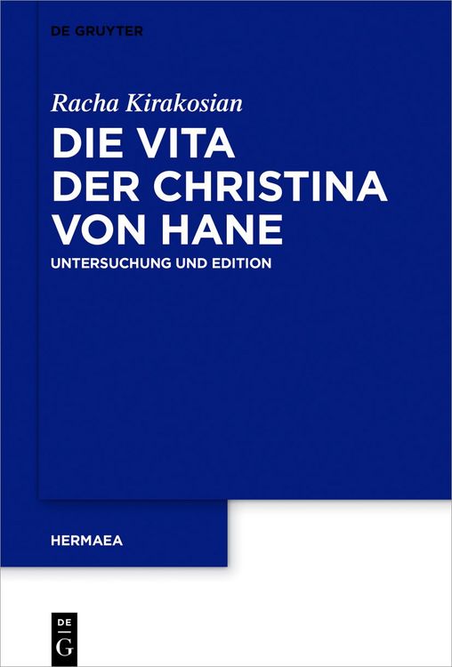 Produktbild: Die Vita der Christina von Hane