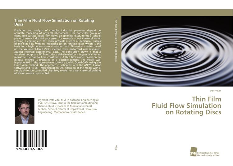 Produktbild: Thin Film Fluid Flow Simulation on Rotating Discs