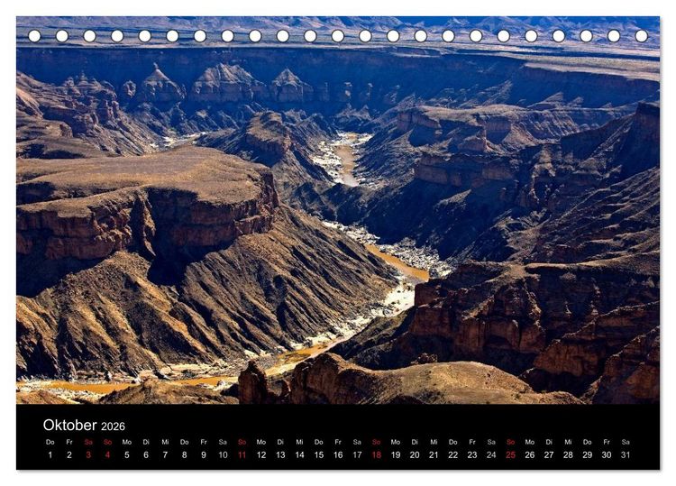 Produktbild: Namibia - Sch&ouml;ne Ansichten (Tischkalender 2026 DIN A5 quer), CALVENDO Monatskalender