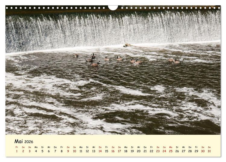 Produktbild: M&uuml;ngstener Br&uuml;cke - Landschaft rund um Solingen (Wandkalender 2026 DIN A3 quer), CALVENDO Monatskalender