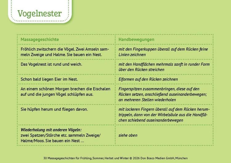 Produktbild: 30 Massagegeschichten f&uuml;r Fr&uuml;hling, Sommer, Herbst und Winter