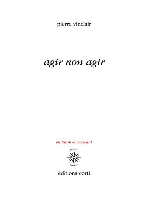 Produktbild: Agir non agir : &eacute;l&eacute;ments pour une po&eacute;sie de la r&eacute;sistance &eacute;cologique