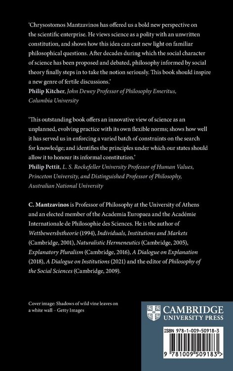 Produktbild: The Constitution of Science