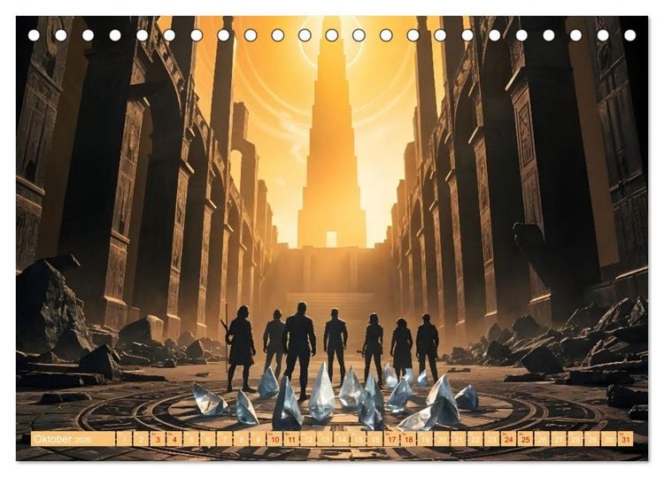 Produktbild: Unerkl&auml;rlich (Tischkalender 2026 DIN A5 quer), CALVENDO Monatskalender