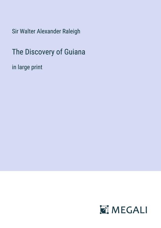 Produktbild: The Discovery of Guiana