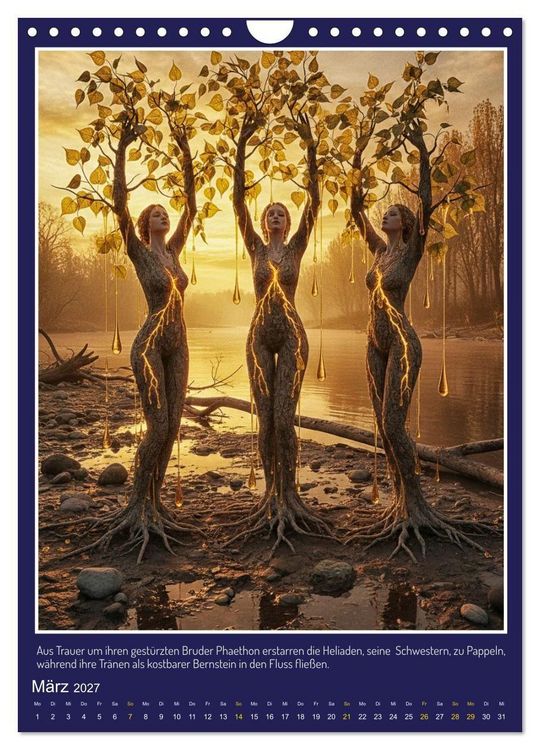 Produktbild: Metamorphosen in antiken Erz&auml;hlungen (Wandkalender 2027 DIN A4 hoch), CALVENDO Monatskalender