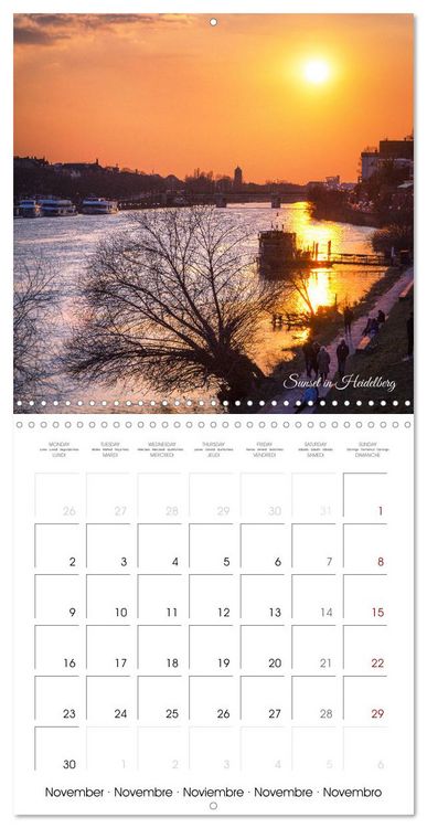 Produktbild: The colorful city of Heidelberg (Wall Calendar 2026 12 &times; 12 Inch) CALVENDO 12 Month Wall Calendar
