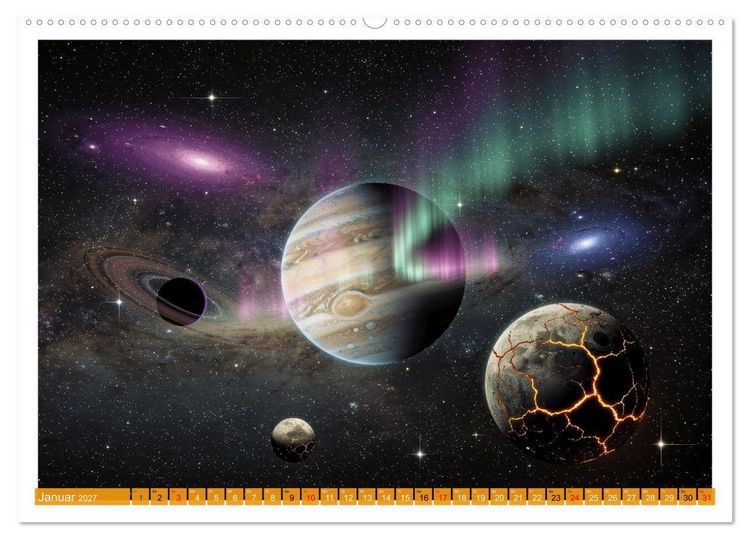 Produktbild: Kosmische Anomalien (Wandkalender 2027 DIN A2 quer), CALVENDO Monatskalender