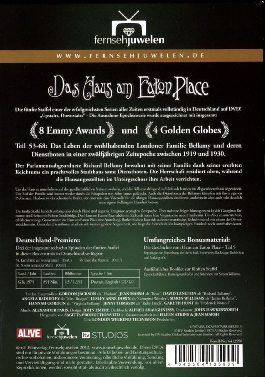 Produktbild: Das Haus am Eaton Place - Staffel 5 [5 DVDs]