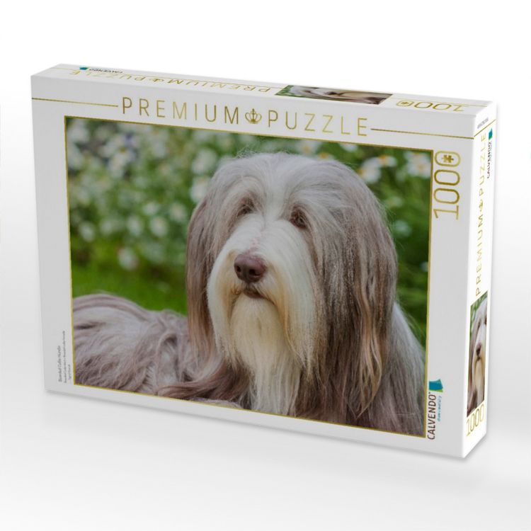 Produktbild: CALVENDO Puzzle Bearded Collie H&uuml;ndin | 1000 Teile Lege-Gr&ouml;&szlig;e 64x48cm Foto-Puzzle f&uuml;r gl&uuml;ckliche Stunden