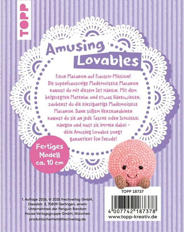 Produktbild: Amusing Lovables H&auml;kelset Fleur Macaron