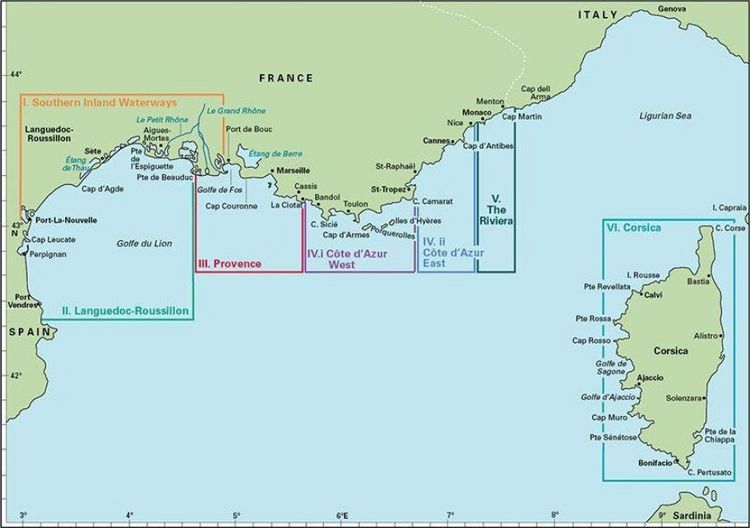 Produktbild: Mediterranean France and Corsica Pilot, Imray
