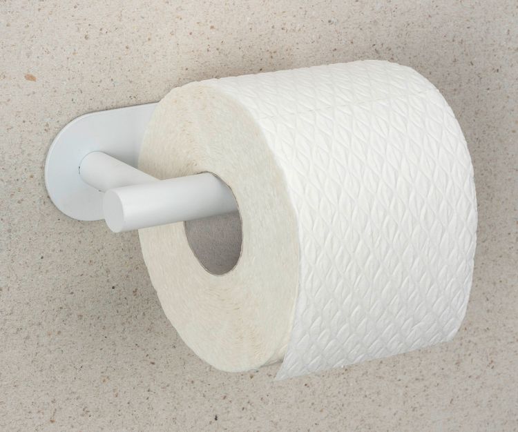 Produktbild: Turbo-Loc&reg; Toilettenpapierhalter Mod. Orea White matt, aus rostfreiem Edelstahl