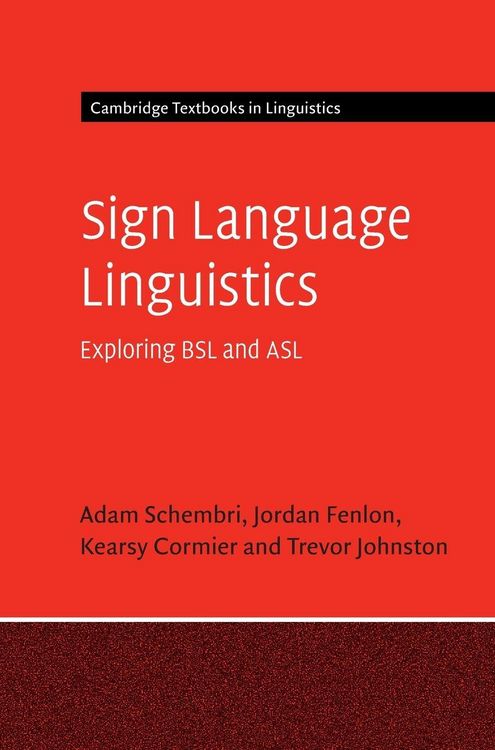 Produktbild: Sign Language Linguistics