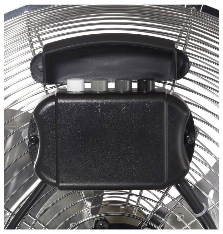 Produktbild: Sygonix Bodenventilator 70W (&Oslash; x H) 505mm x 480mm Chrom
