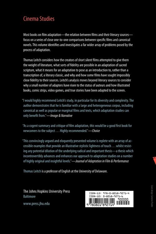 Produktbild: Film Adaptation and Its Discontents