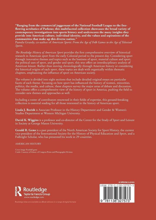 Produktbild: The Routledge History of American Sport