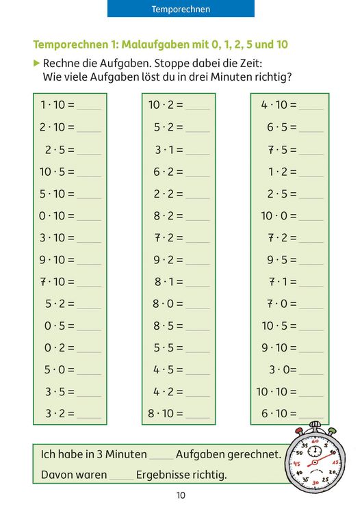 Produktbild: 1x1 lernen 2./3. Klasse &Uuml;bungsblock