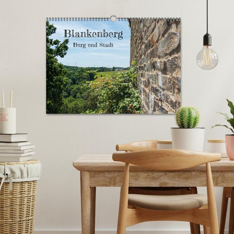 Produktbild: Blankenberg Burg und Stadt (Wandkalender 2026 DIN A3 quer), CALVENDO Monatskalender