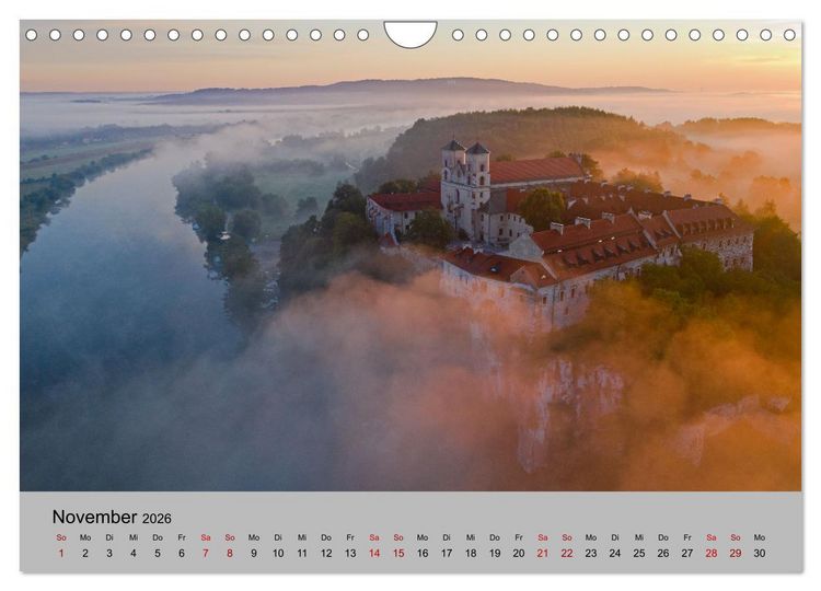 Produktbild: Polen - St&auml;dte, Landschaften, Schl&ouml;sser (Wandkalender 2026 DIN A4 quer), CALVENDO Monatskalender