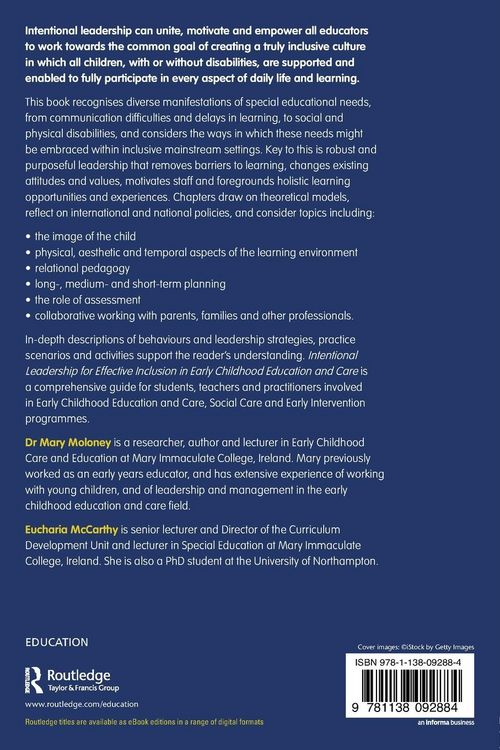 Produktbild: Intentional Leadership for Effective Inclusion in Early Childhood Education and Care
