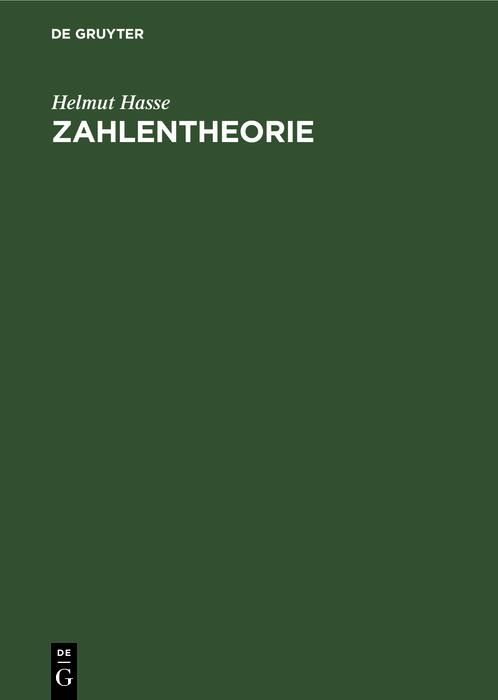 Produktbild: Zahlentheorie