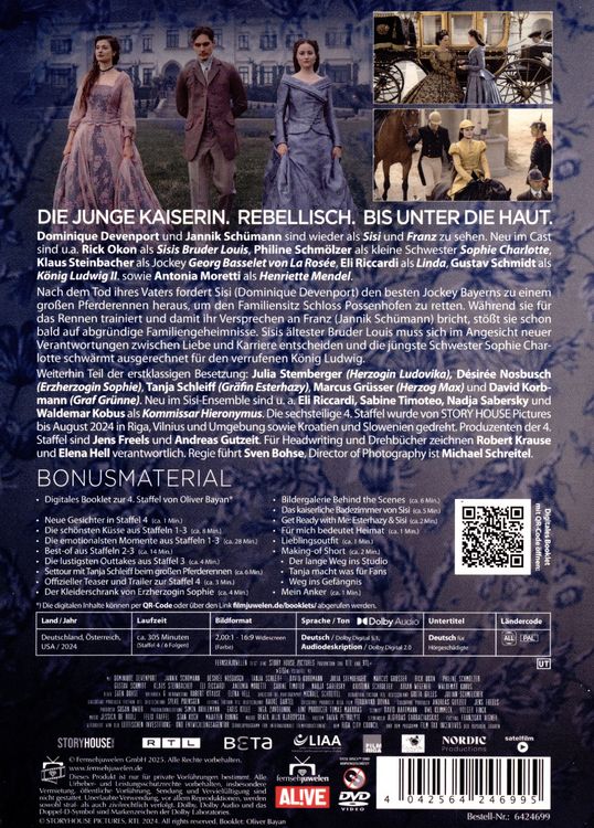 Sisi - Staffel 4 (alle 6 Teile) (Filmjuwelen) [2 DVDs]