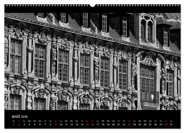 Produktbild: Le Vieux Lille (Calendrier mural 2026 DIN A2 vertical) calendrier de bureau
