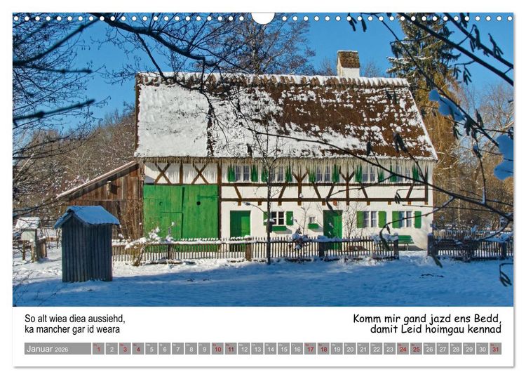 Produktbild: 03 Schw&auml;bische Sprichw&ouml;rter - D&ouml;s au no! (Wandkalender 2026 DIN A3 quer), CALVENDO Monatskalender