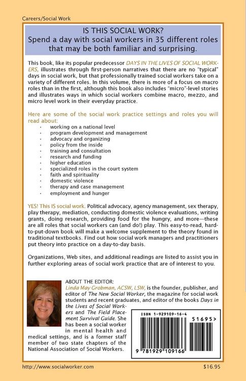 Produktbild: More Days in the Lives of Social Workers: 35 "Real-Life" Stories of Advocacy, Outreach, and Other Intriguing Roles in Social Work Practice