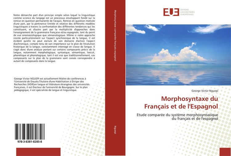 Produktbild: Morphosyntaxe du Fran&ccedil;ais et de l'Espagnol