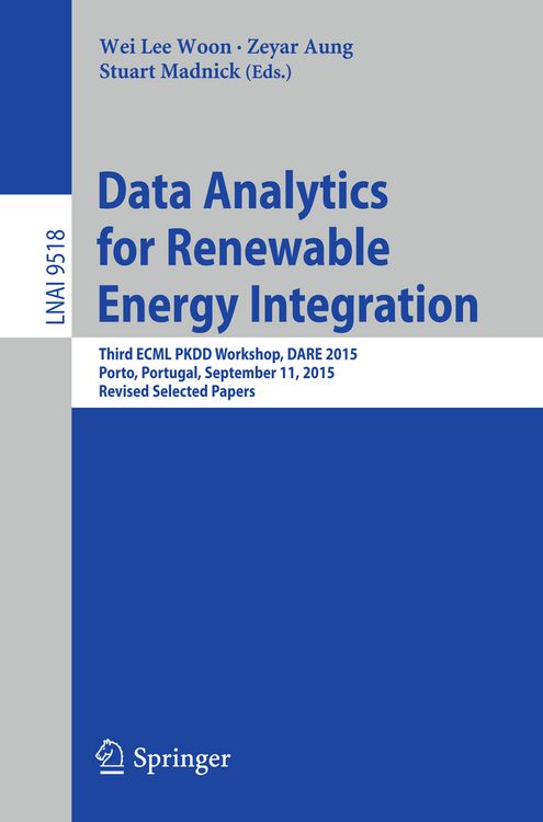 Produktbild: Data Analytics for Renewable Energy Integration