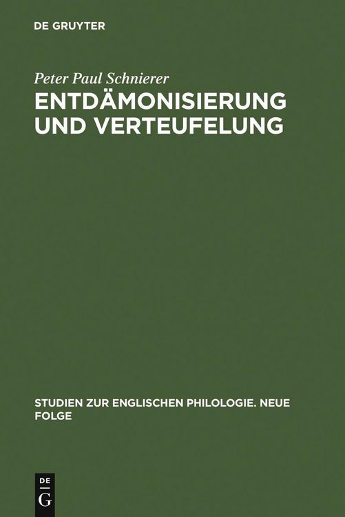 Produktbild: Entd&auml;monisierung und Verteufelung