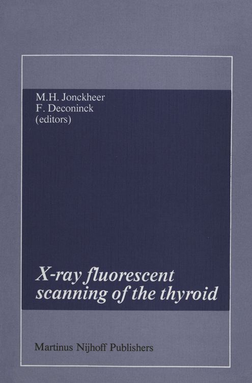 Produktbild: X-ray fluorescent scanning of the thyroid
