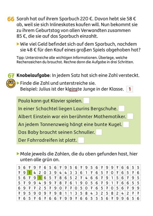 Produktbild: Mathe 3. Klasse &Uuml;bungsheft - Textaufgaben