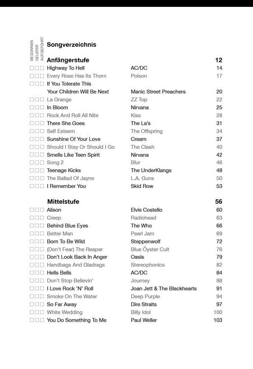 Produktbild: Justinguitar.com Rock-Songbook