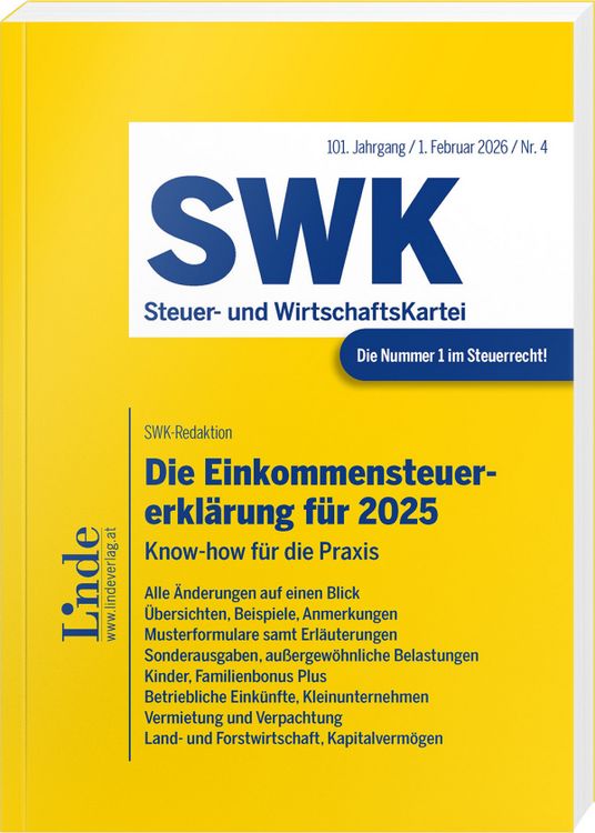 Produktbild: Die Steuererkl&auml;rungen f&uuml;r 2025 | Band 1