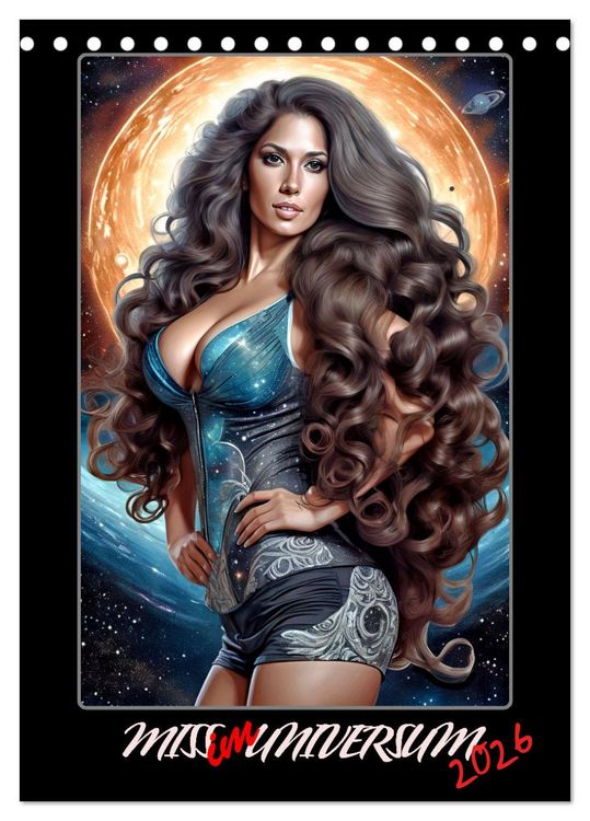 Produktbild: Miss im Universum (Tischkalender 2026 DIN A5 hoch), CALVENDO Monatskalender