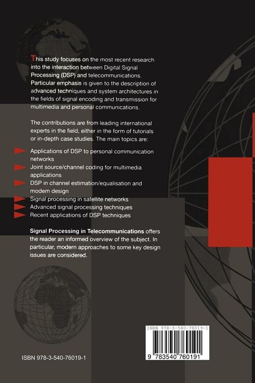 Produktbild: Signal Processing in Telecommunications