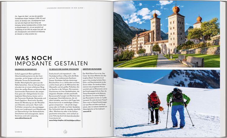 Produktbild: LONELY PLANET Bildband Legend&auml;re Wanderungen in den Alpen
