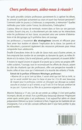 Produktbild: Chers professeurs, aidez-nous &agrave; r&eacute;ussir ! : s'il vous pla&icirc;t