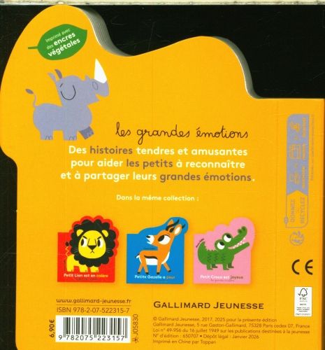 Produktbild: Petit Rhino est fier