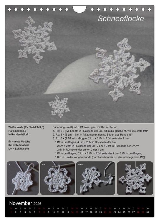 Produktbild: Amigurumi - H&auml;kelideen mit Anleitung (Wandkalender 2026 DIN A4 hoch), CALVENDO Monatskalender