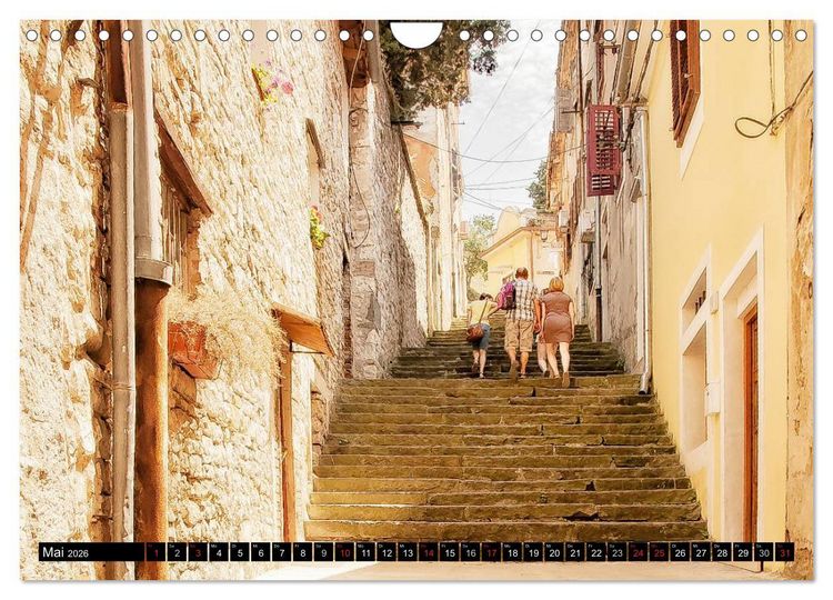 Produktbild: Pula Street (Wandkalender 2026 DIN A4 quer), CALVENDO Monatskalender