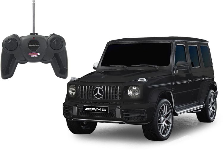 Produktbild: Jamara Mercedes-Benz AMG G63 1:24 matt schwarz 27MHz