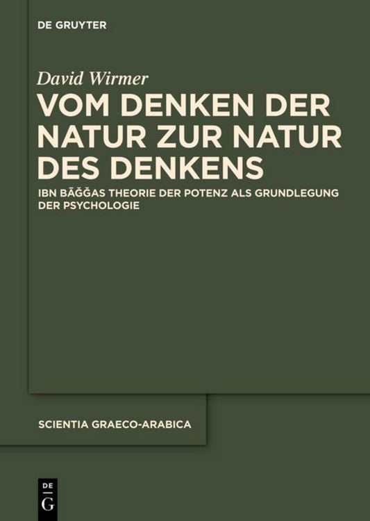 Produktbild: Vom Denken der Natur zur Natur des Denkens