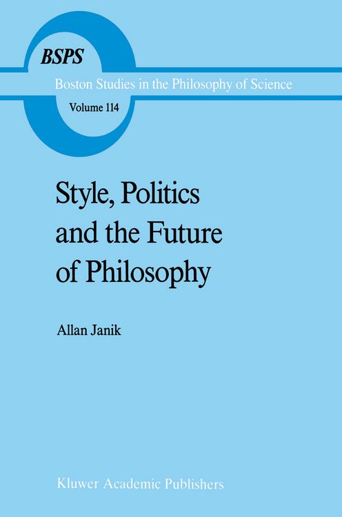Produktbild: Style, Politics and the Future of Philosophy